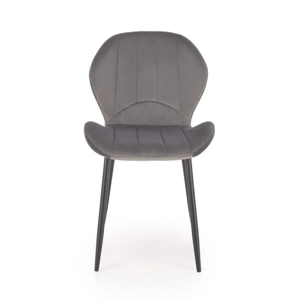 Krzesło tapicerowane K538 VELVET szare do jadalni I sklep meblowy MIRAT. styl GLAMOUR, LOFT