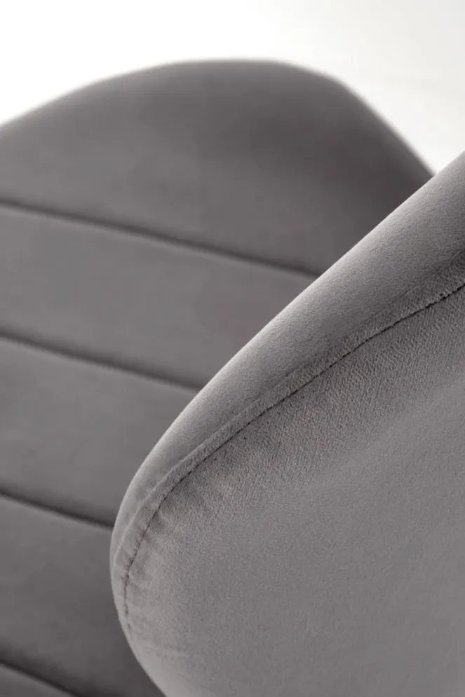 Krzesło tapicerowane K538 VELVET szare do jadalni I sklep meblowy MIRAT. styl GLAMOUR, LOFT