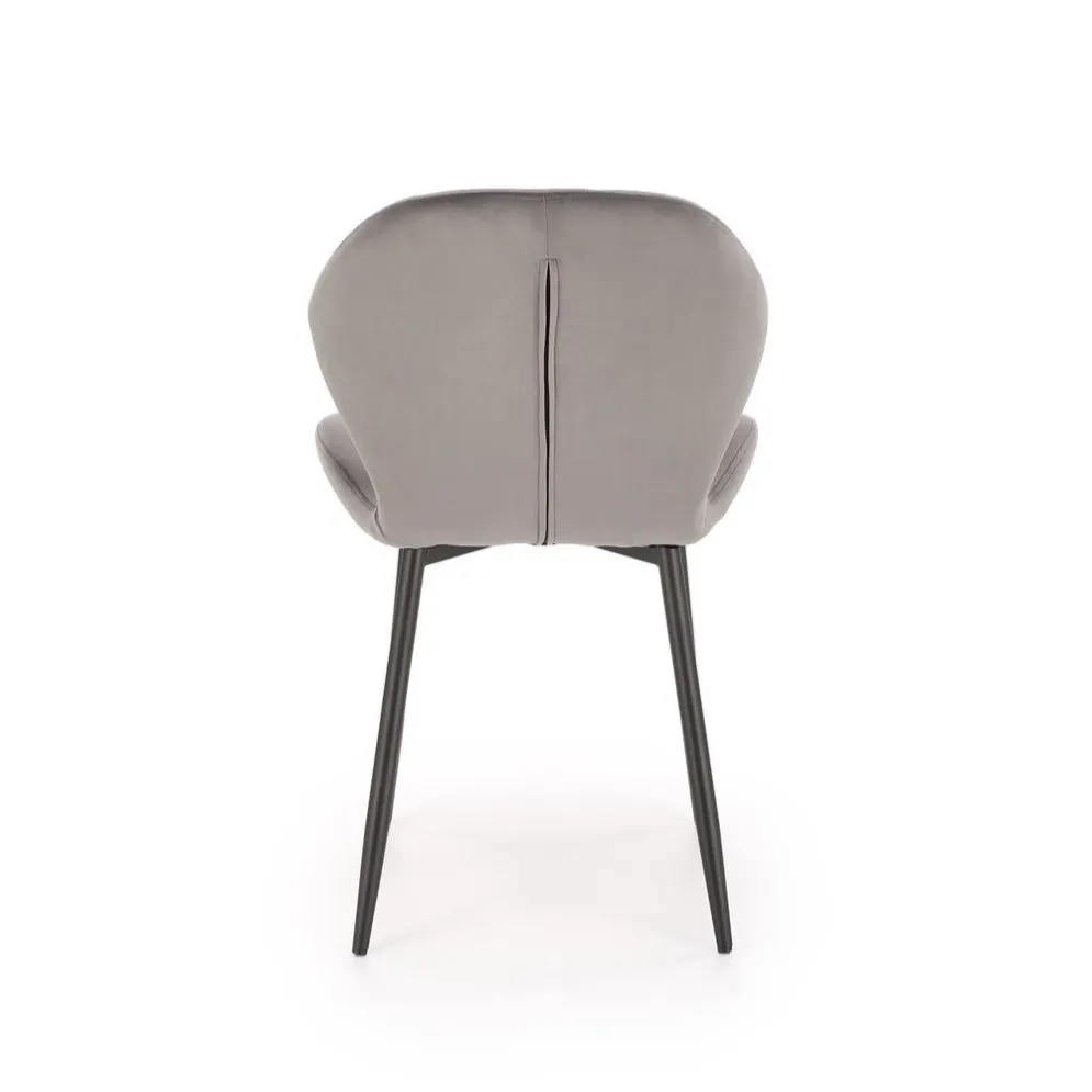 Krzesło tapicerowane K538 VELVET szare do jadalni I sklep meblowy MIRAT. styl GLAMOUR, LOFT