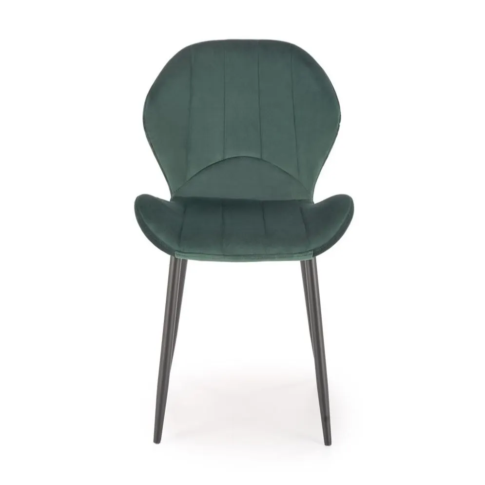 Krzesło tapicerowane K538 VELVET zielone glamour I sklep meblowy MIRAT. styl GLAMOUR, LOFT