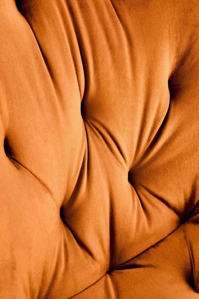 Krzesło tapicerowane K519 VELVET cynamonowe obracane na metalowych nogach I sklep meblowy MIRAT. styl GLAMOUR