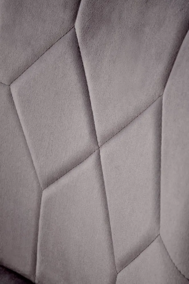 Krzesło tapicerowane K539 VELVET szare w stylu loftowym I sklep meblowy MIRAT.