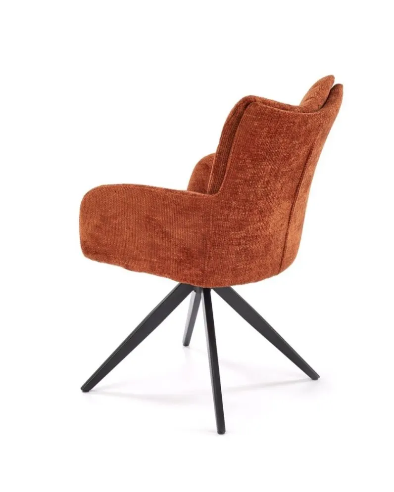 Krzesło tapicerowane K540 cynamonowe obracane 360° I sklep meblowy MIRAT. styl LOFT