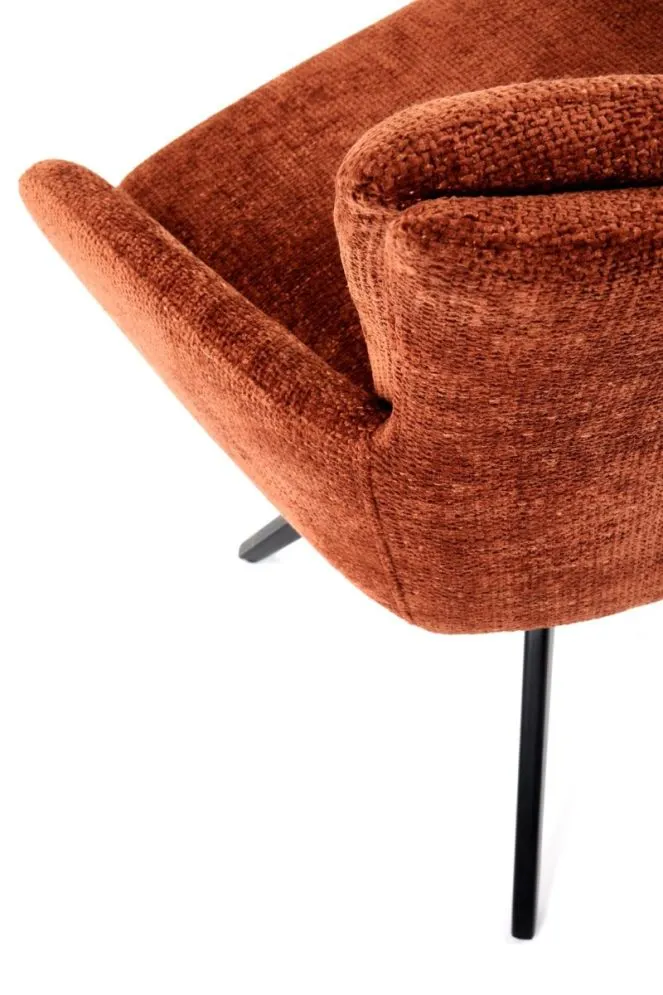 Krzesło tapicerowane K540 cynamonowe obracane 360° I sklep meblowy MIRAT. styl LOFT