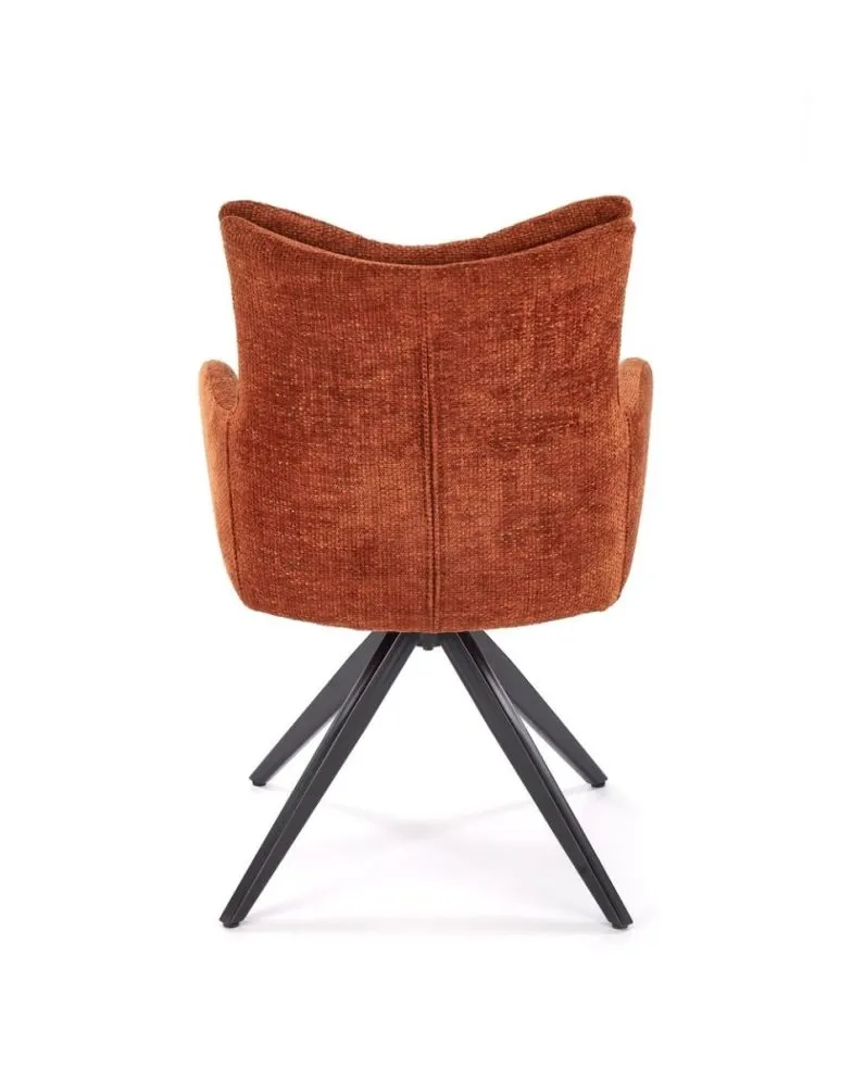 Krzesło tapicerowane K540 cynamonowe obracane 360° I sklep meblowy MIRAT. styl LOFT