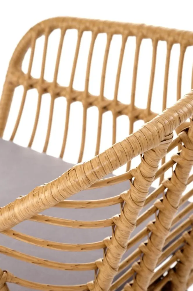 Krzesło rattanowe K541 naturalne/szare rattanowe I sklep meblowy MIRAT.