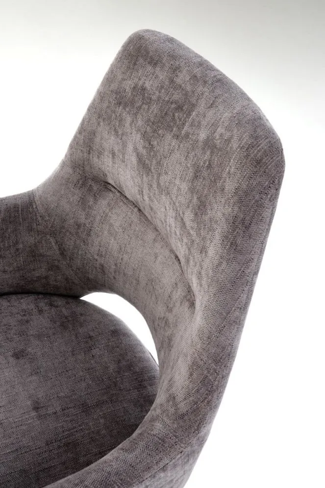 Krzesło tapicerowane K542 szare obracane z podłokietnikami I sklep meblowy MIRAT.
