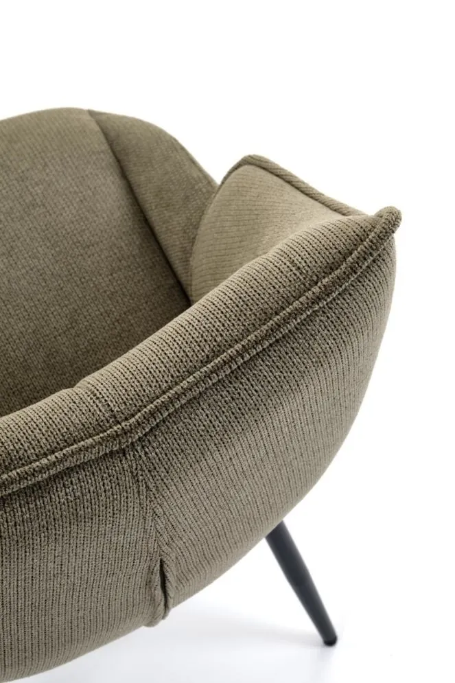 Krzesło tapicerowane K543 oliwkowe do jadalni I sklep meblowy MIRAT. styl LOFT