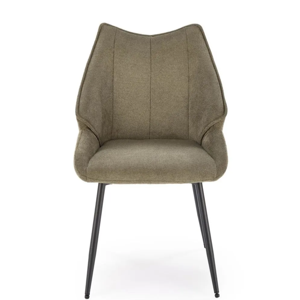 Krzesło tapicerowane K543 oliwkowe do jadalni I sklep meblowy MIRAT. styl LOFT