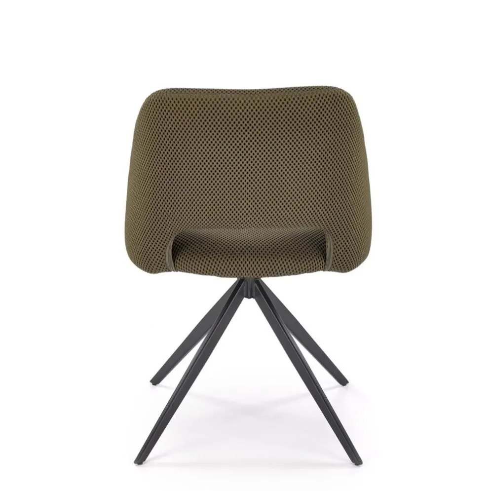 Krzesło tapicerowane K546 oliwkowe obracane do salonu I sklep meblowy MIRAT. styl LOFT