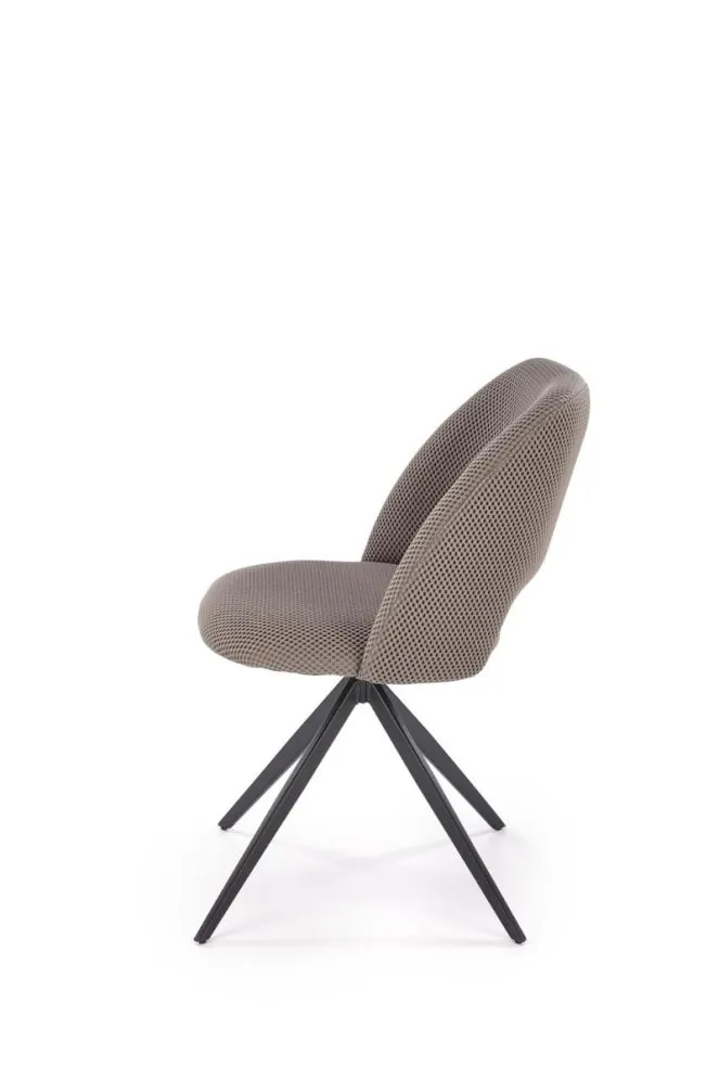 Krzesło K546 szare obracane na metalowych nogach I sklep meblowy MIRAT.