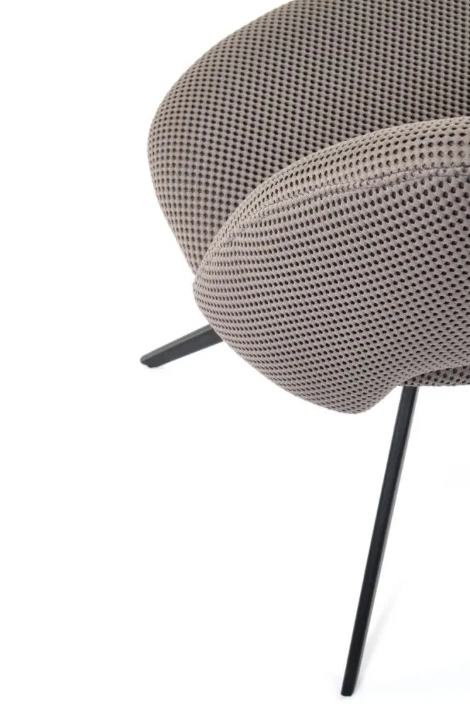 Krzesło K546 szare obracane na metalowych nogach I sklep meblowy MIRAT.