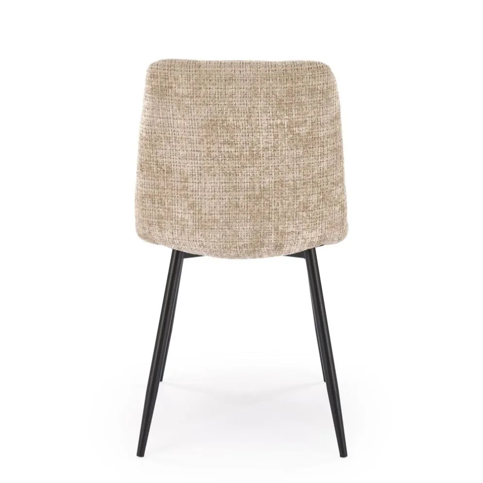 Krzesło tapicerowane K547 beżowe pikowane I sklep meblowy MIRAT. styl LOFT