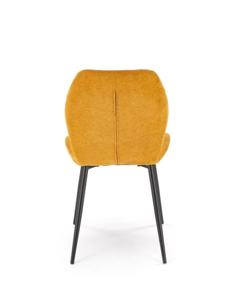 Krzesło tapicerowane K548 musztardowe do jadalni I sklep meblowy MIRAT. styl LOFT