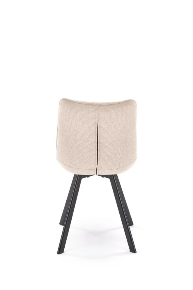 Krzesło tapicerowane K549 beżowe na metalowych nogach I sklep meblowy MIRAT. styl LOFT