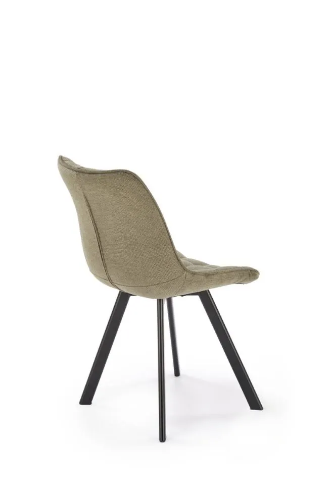Krzesło tapicerowane K549 oliwkowe w stylu loftowym I sklep meblowy MIRAT. styl LOFT