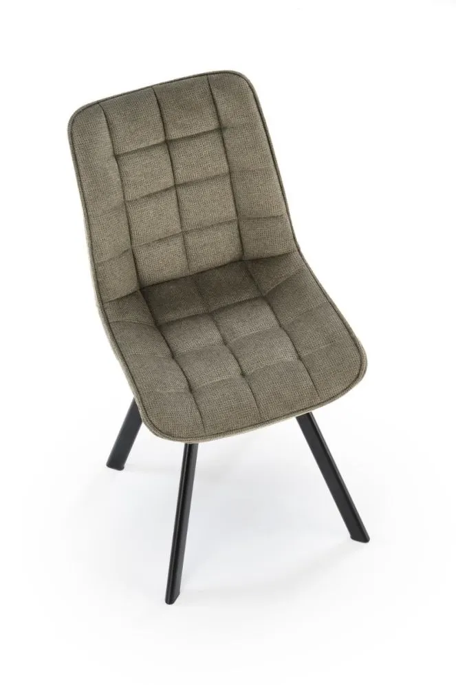 Krzesło tapicerowane K549 oliwkowe w stylu loftowym I sklep meblowy MIRAT. styl LOFT