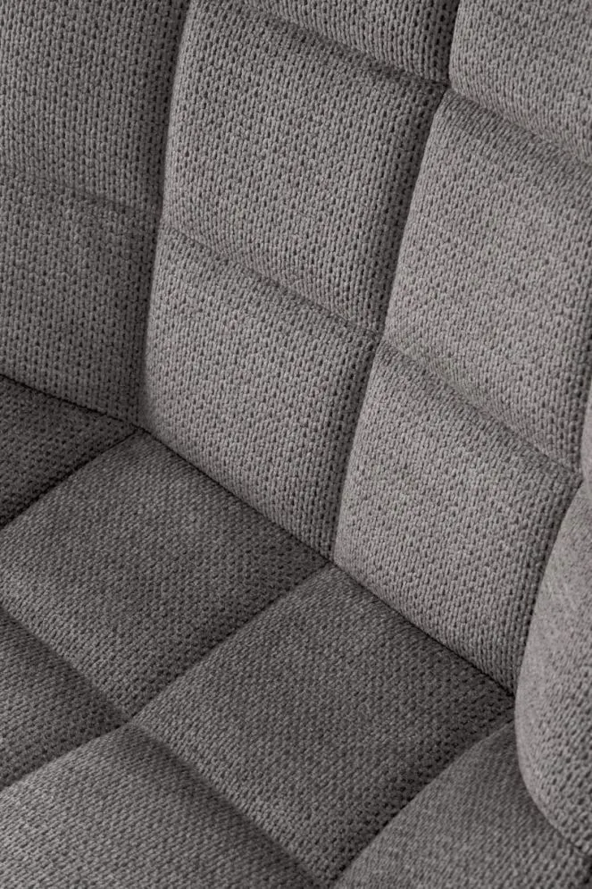 Krzesło tapicerowane K549 szare na metalowej podstawie I sklep meblowy MIRAT. styl LOFT