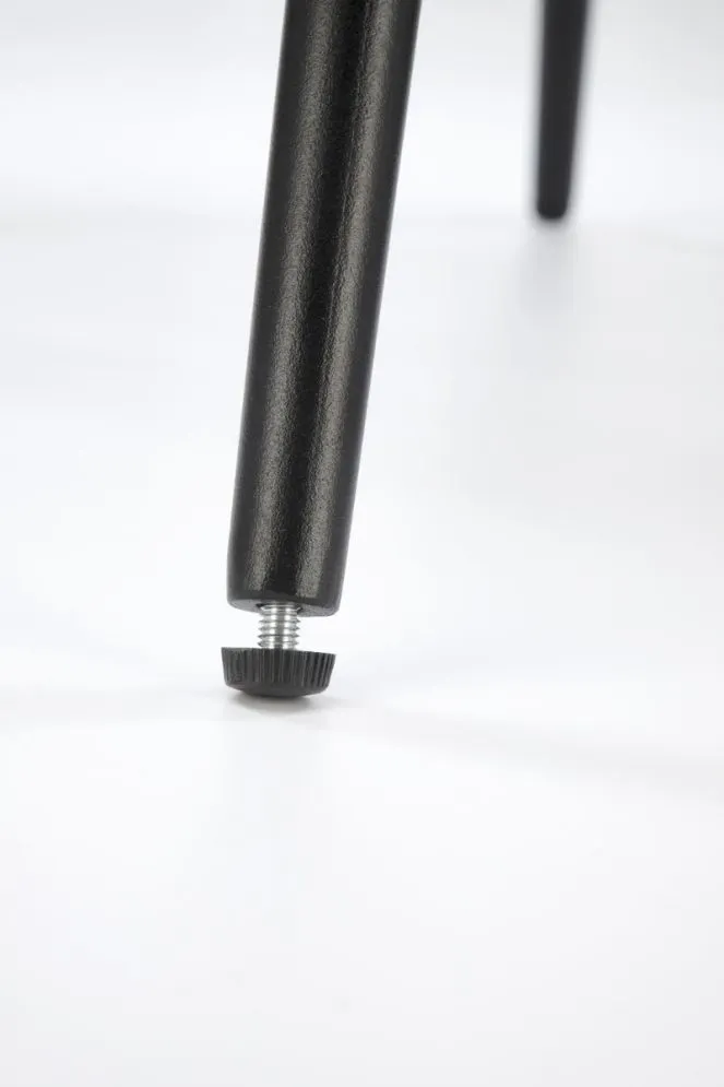 Krzesło tapicerowane K550 beżowe/czarne obracane do salonu I sklep meblowy MIRAT.