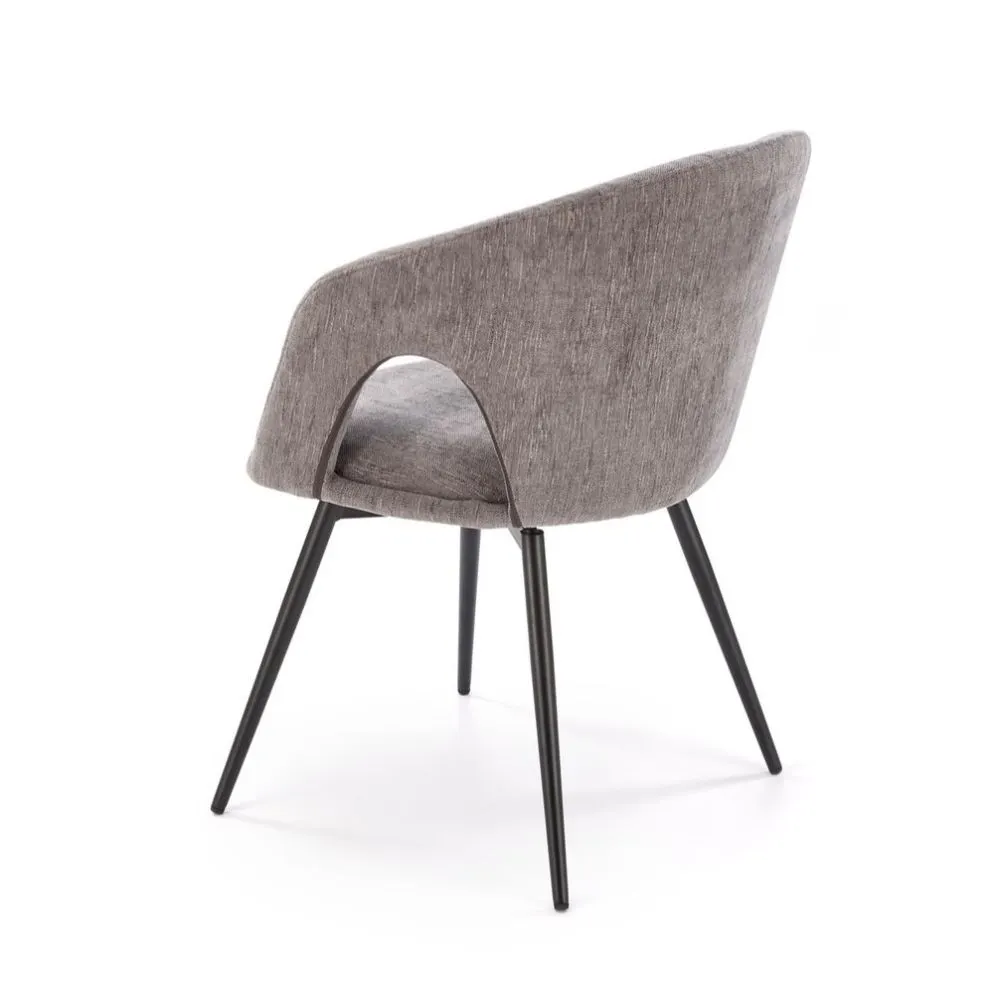 Krzesło tapicerowane K550 szare/czarne obracane w stylu loftowym I sklep meblowy MIRAT.