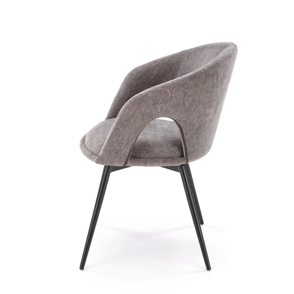 Krzesło tapicerowane K550 szare/czarne obracane w stylu loftowym I sklep meblowy MIRAT.