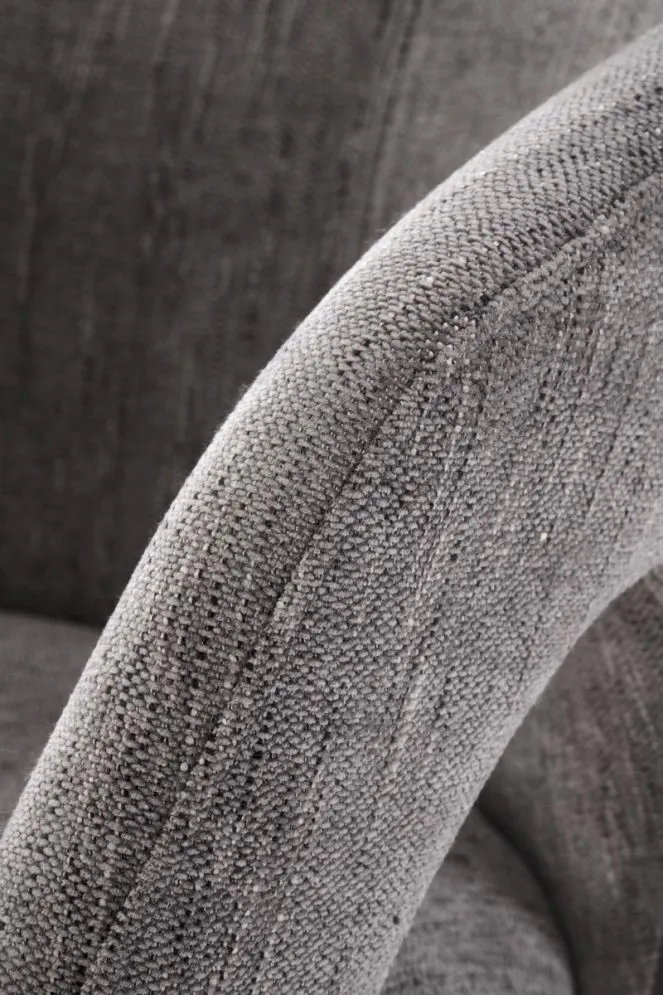 Krzesło tapicerowane K550 szare/czarne obracane w stylu loftowym I sklep meblowy MIRAT.