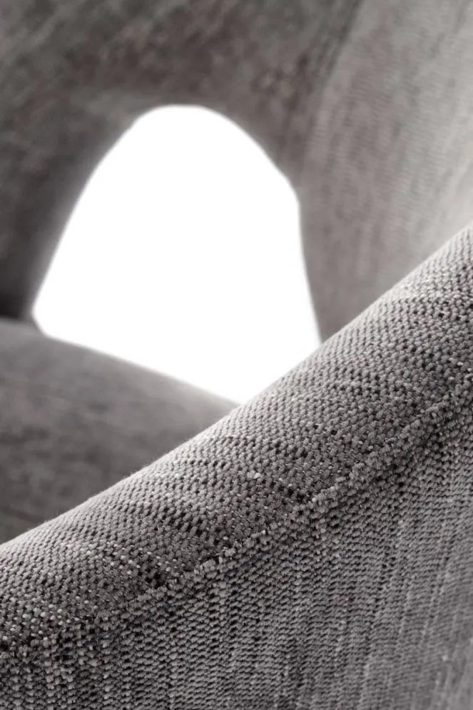 Krzesło tapicerowane K550 szare/czarne obracane w stylu loftowym I sklep meblowy MIRAT.