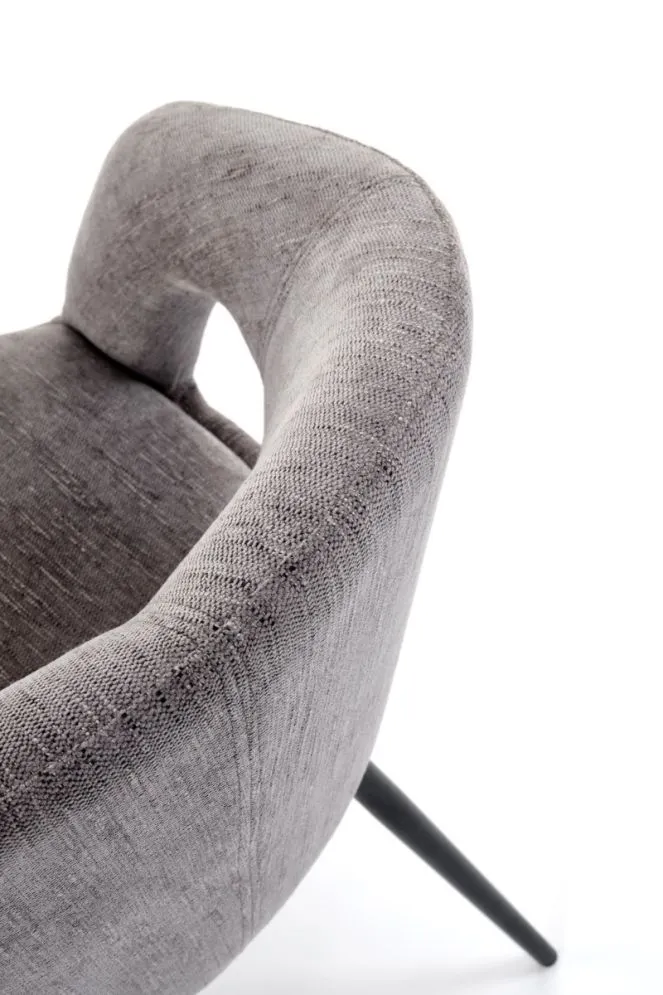 Krzesło tapicerowane K550 szare/czarne obracane w stylu loftowym I sklep meblowy MIRAT.