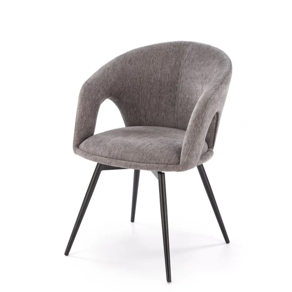Krzesło tapicerowane K550 szare/czarne obracane w stylu loftowym I sklep meblowy MIRAT.