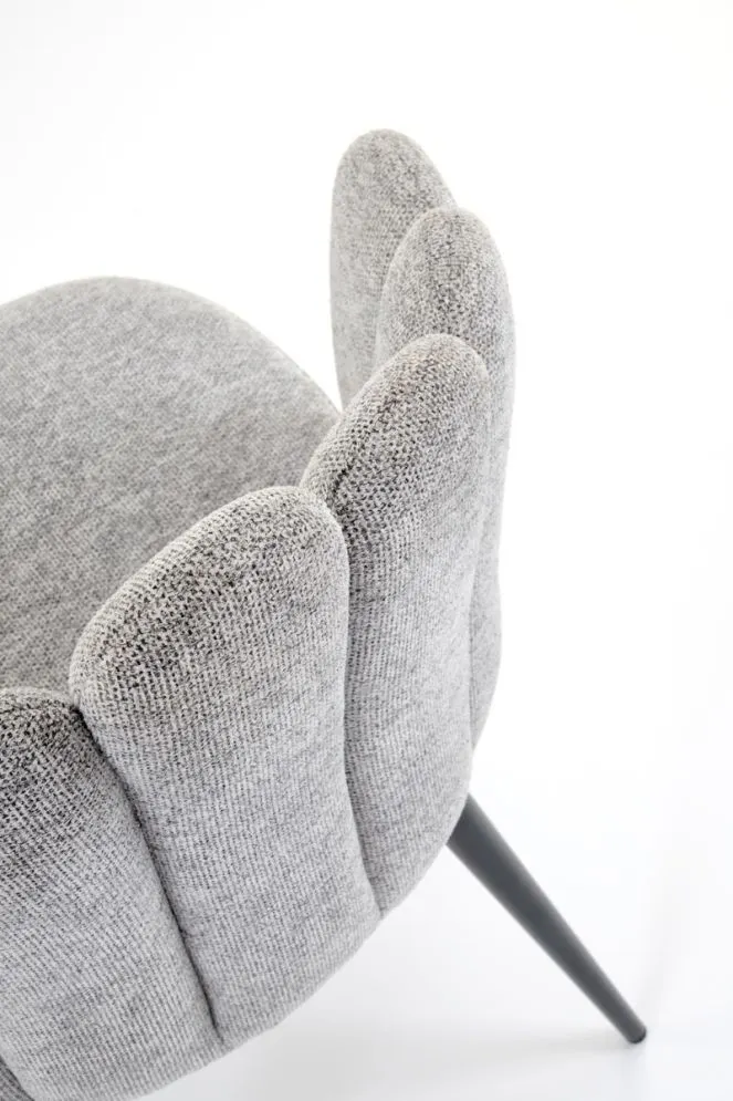 Krzesło tapicerowane K552 szare muszelka I sklep meblowy MIRAT. styl GLAMOUR