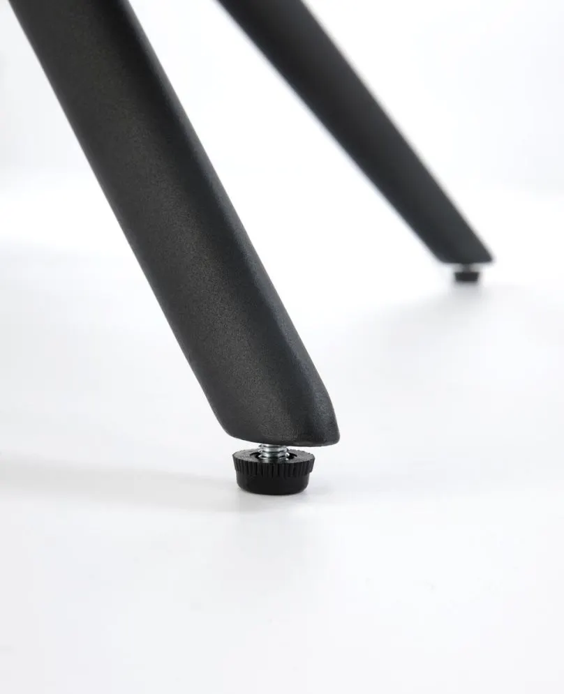 Krzesło tapicerowane K554 szare obracane z ekoskóry I sklep meblowy MIRAT. styl LOFT