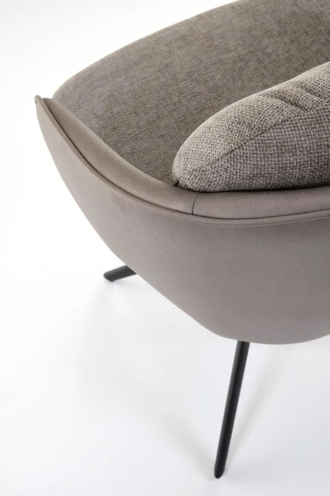 Krzesło tapicerowane K554 szare obracane z ekoskóry I sklep meblowy MIRAT. styl LOFT