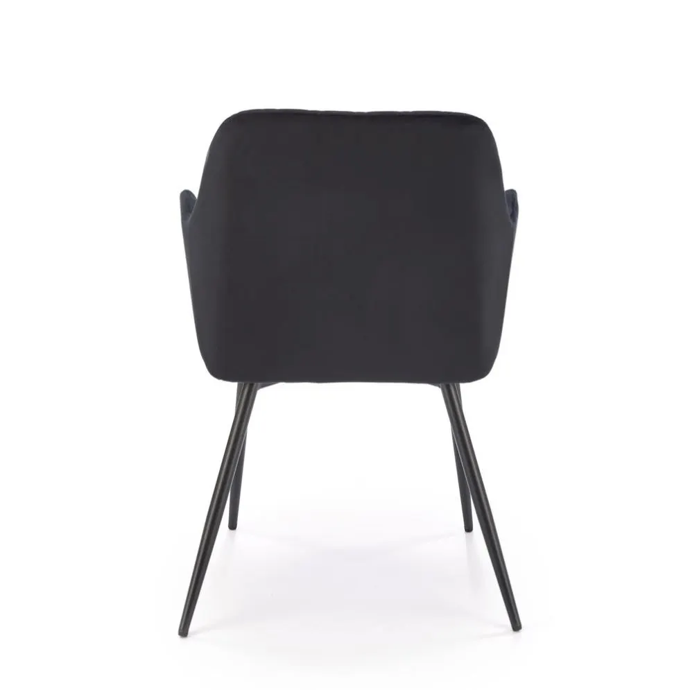 Krzesło tapicerowane K558 VELVET czarne do jadalni I sklep meblowy MIRAT.
