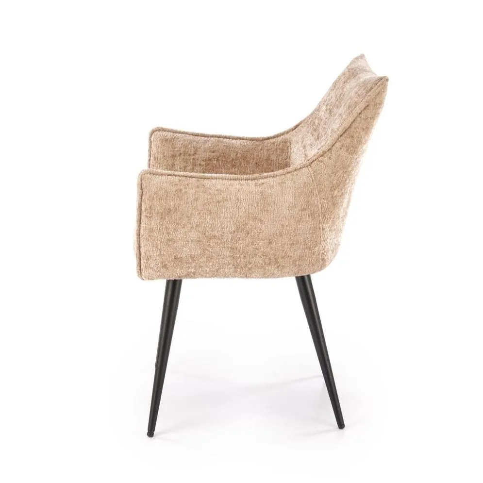 Krzesło tapicerowane K559 beżowe z podłokietnikami I sklep meblowy MIRAT.