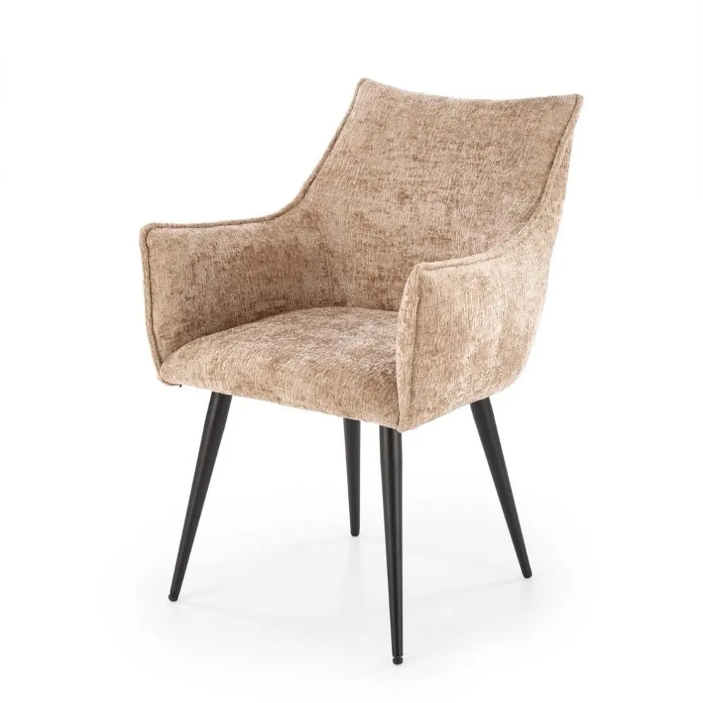 Krzesło tapicerowane K559 beżowe z podłokietnikami I sklep meblowy MIRAT.