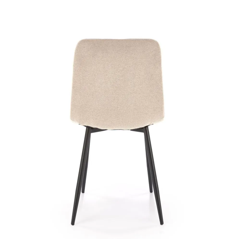 Krzesło tapicerowane K560 beżowe pikowane I sklep meblowy MIRAT. styl LOFT