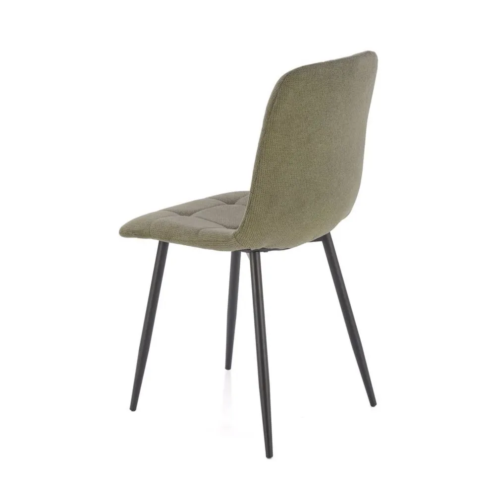 Krzesło tapicerowane K560 oliwkowe loftowe I sklep meblowy MIRAT. styl LOFT