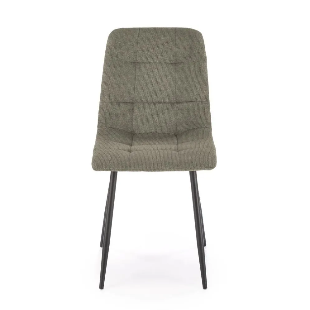Krzesło tapicerowane K560 oliwkowe loftowe I sklep meblowy MIRAT. styl LOFT