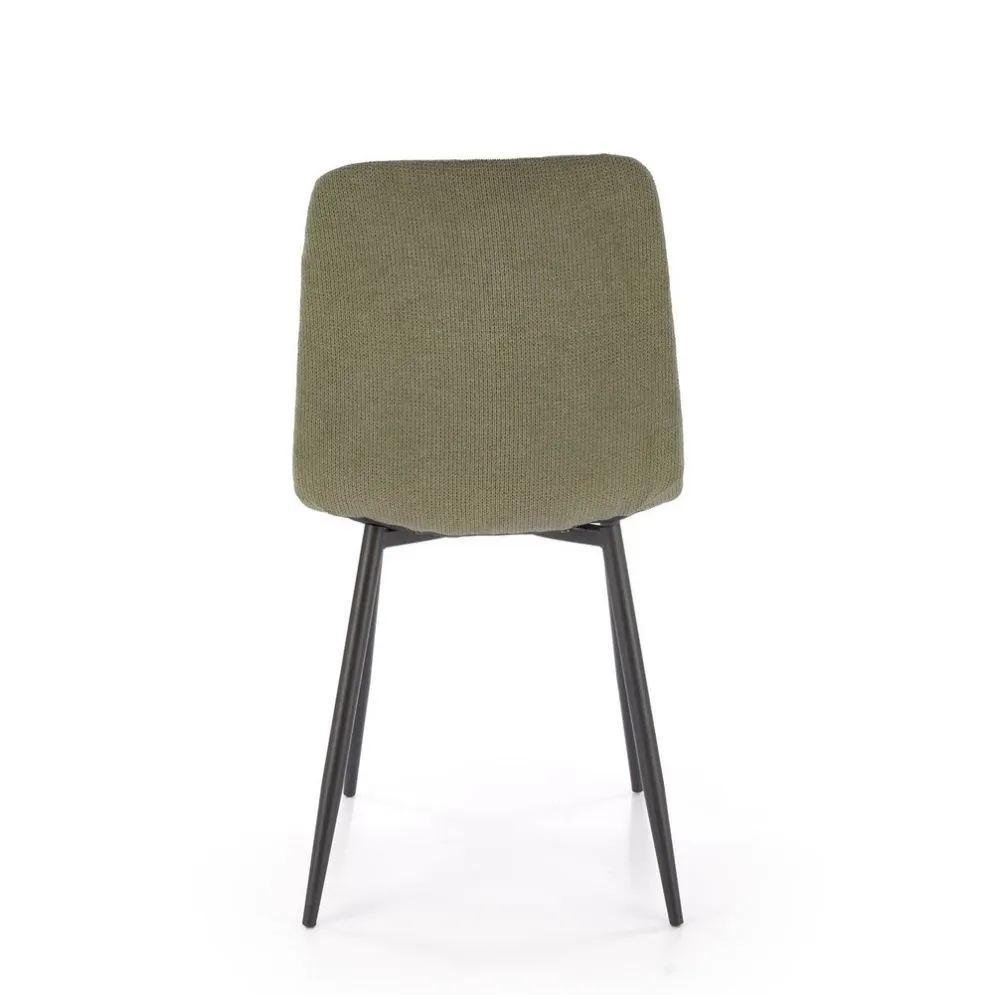 Krzesło tapicerowane K560 oliwkowe loftowe I sklep meblowy MIRAT. styl LOFT