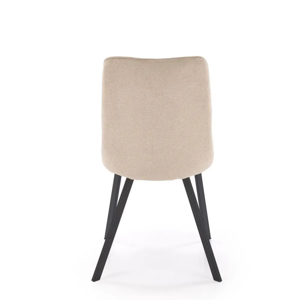 Krzesło tapicerowane K561 beżowe na metalowych nogach I sklep meblowy MIRAT. styl GLAMOUR, LOFT