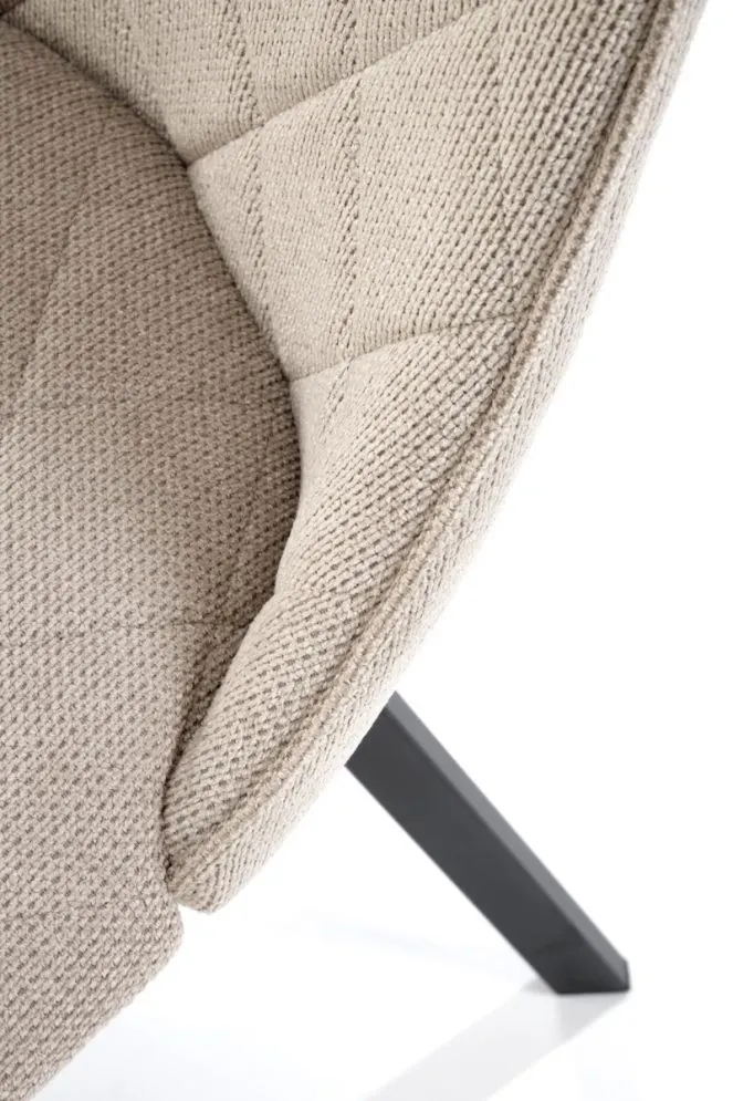 Krzesło tapicerowane K561 beżowe na metalowych nogach I sklep meblowy MIRAT. styl GLAMOUR, LOFT