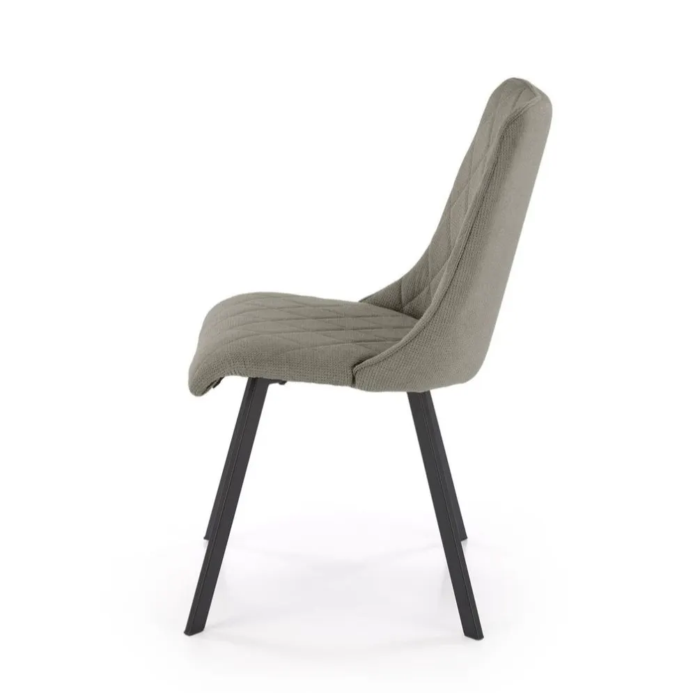 Krzesło tapicerowane K561 oliwkowe do jadalni I sklep meblowy MIRAT. styl GLAMOUR, LOFT