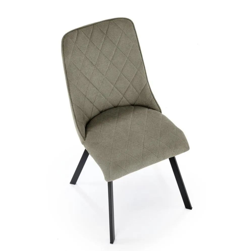 Krzesło tapicerowane K561 oliwkowe do jadalni I sklep meblowy MIRAT. styl GLAMOUR, LOFT