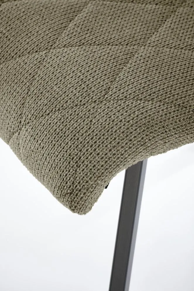 Krzesło tapicerowane K561 oliwkowe do jadalni I sklep meblowy MIRAT. styl GLAMOUR, LOFT