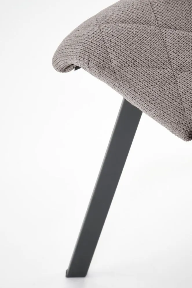 Krzesło tapicerowane K561 szare pikowane I sklep meblowy MIRAT. styl GLAMOUR, LOFT