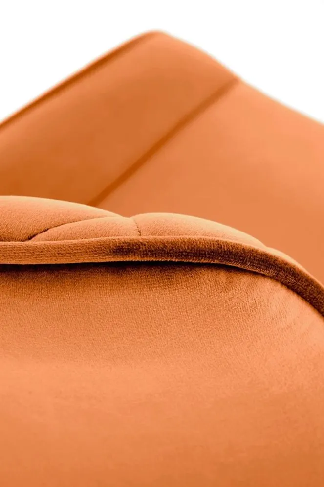 Krzesło tapicerowane K520 VELVET cynamonowe obracane loftowe I sklep meblowy MIRAT. styl GLAMOUR, LOFT