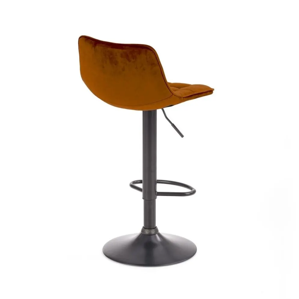 Hoker H-95 VELVET musztardowy obrotowy I sklep meblowy MIRAT. styl LOFT