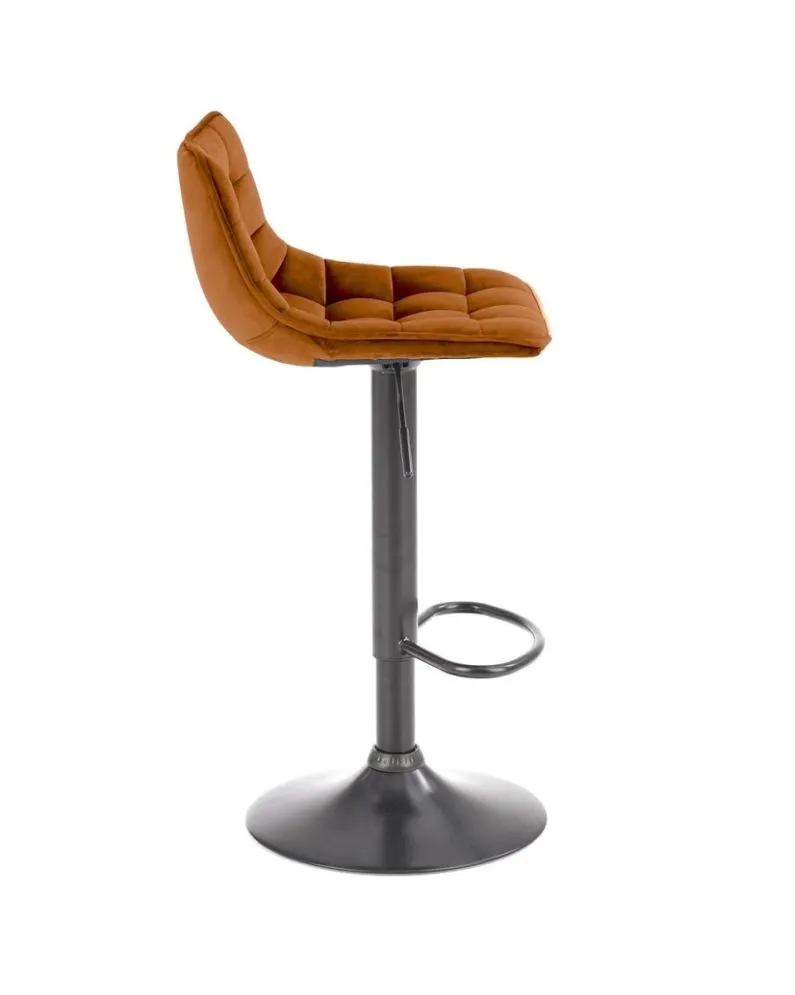 Hoker H-95 VELVET musztardowy obrotowy I sklep meblowy MIRAT. styl LOFT