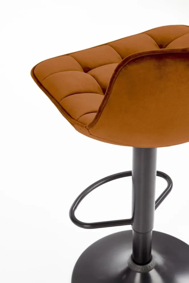 Hoker H-95 VELVET musztardowy obrotowy I sklep meblowy MIRAT. styl LOFT