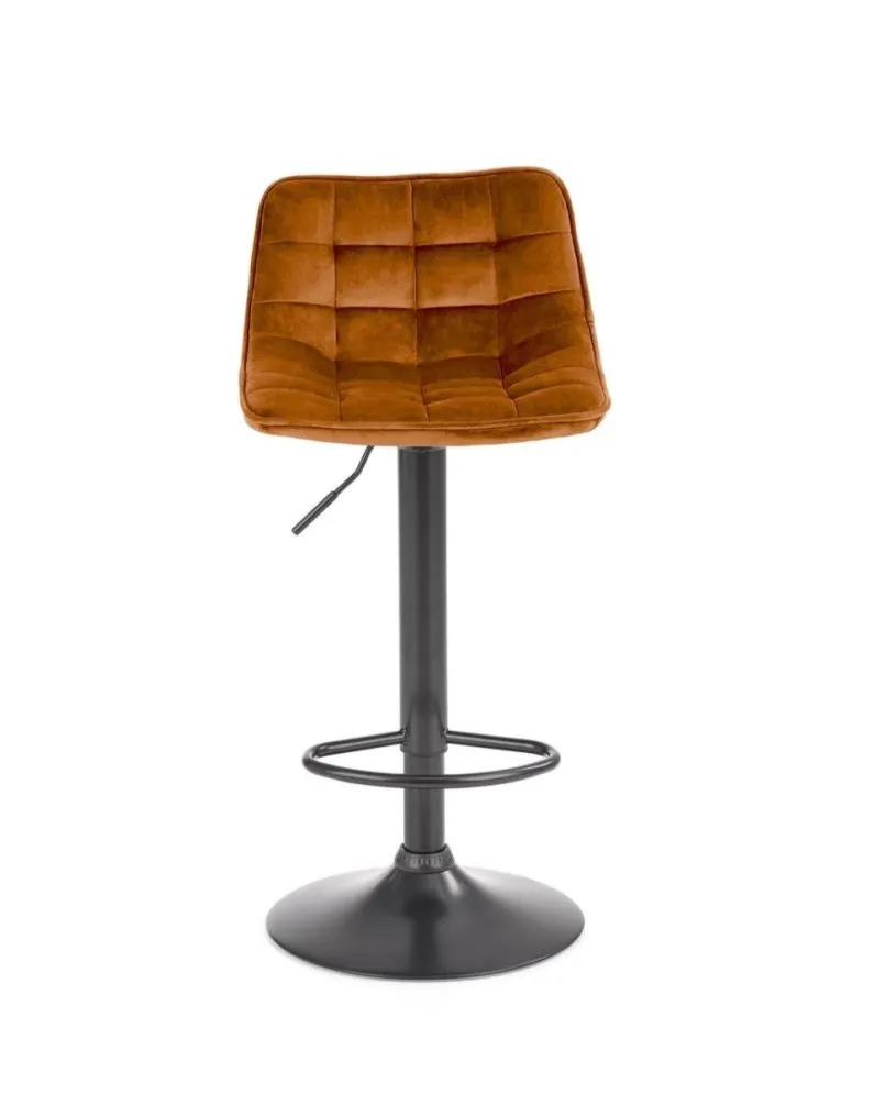 Hoker H-95 VELVET musztardowy obrotowy I sklep meblowy MIRAT. styl LOFT